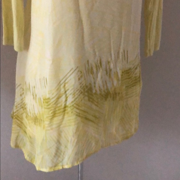 H for Halston asymmetrical sheer lined top - Picture 3 of 10